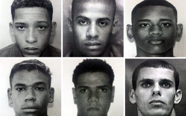 Seis primeiros criminosos identificados pela polícia por participar de estupro coletivo no Rio