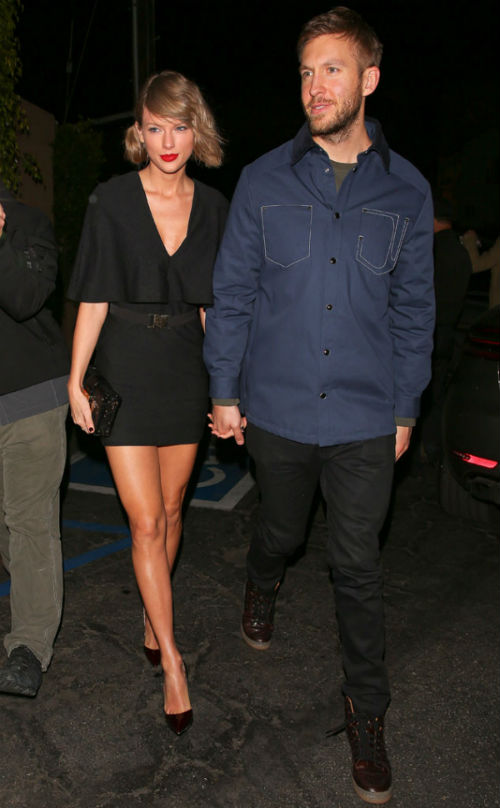 Taylor Swift e Calvin Harris juntos (Crédito: Reprodução)