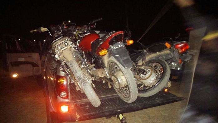 Motos recuperadas (Crédito: Reprodução)