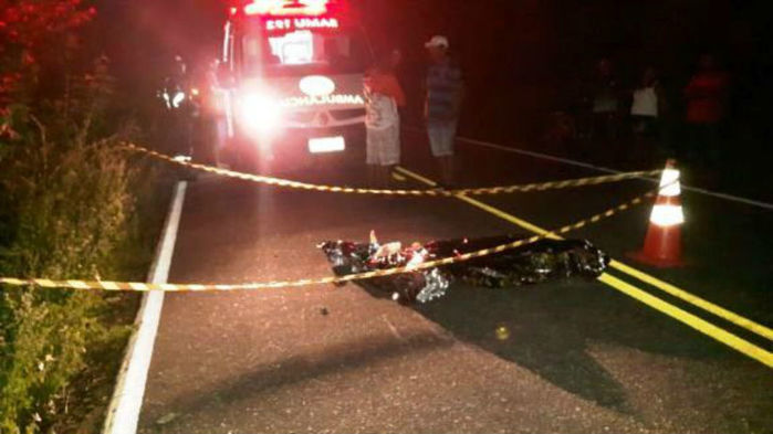 Homem morre após colidir com animal em rodovia (Crédito: Portal do Catita)