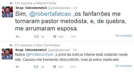 Twitter, Fábio de Melo (Crédito: Reprodução)