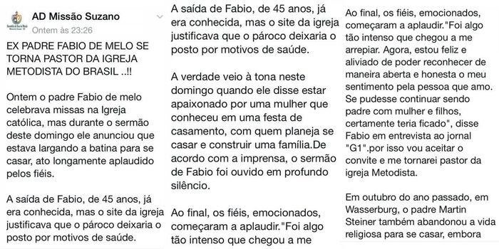 Nota que facebook (Crédito: Reprodução)