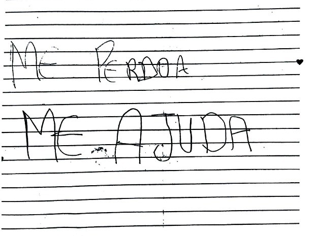 Menina pede ajuda em carta para a mãe (Crédito: Reprodução)