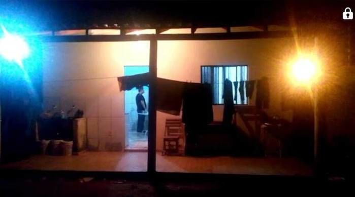 Casa onde ocorreu o crime (Crédito: Reprodução)