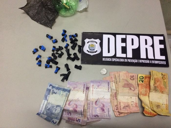 Depre prende acusada de tráfico de drogas na zona norte de THE (Crédito: Reprodução)
