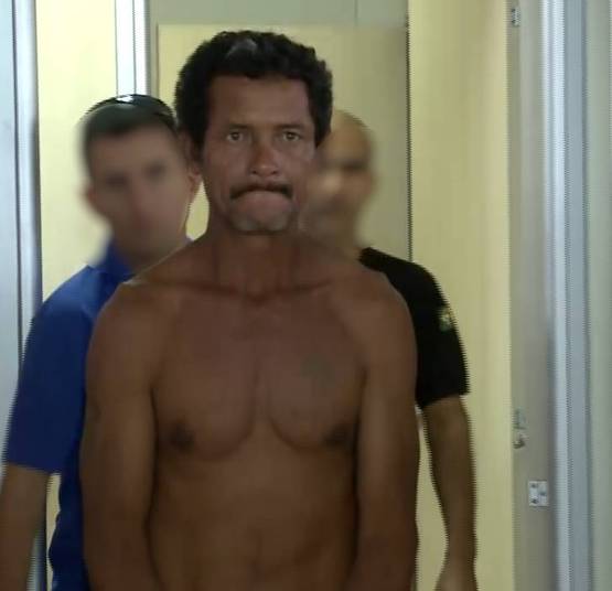 Homem preso suspeito de estupro (Crédito: Reprodução)