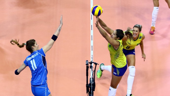Jogo foi acirrado mas Brasil saiu com vitória (Crédito: Reprodução)