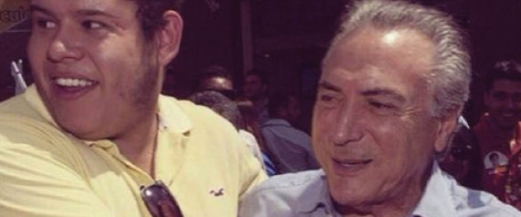 Michel Temer e novo secretário (Crédito: Reprodução)