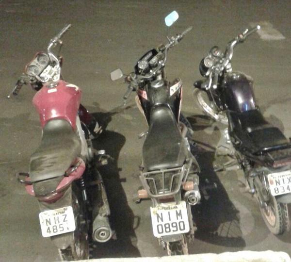Veículos recuperados em Caxias, no Maranhão
