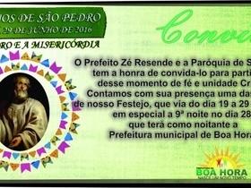 Boa Hora celebra a festa de São Pedro, padroeiro do município