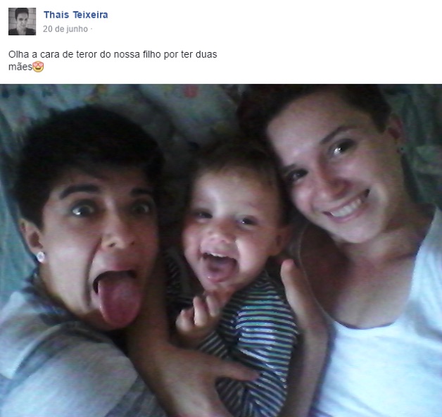 Imagens de crianças com pais LGBT (Crédito: Reprodução)