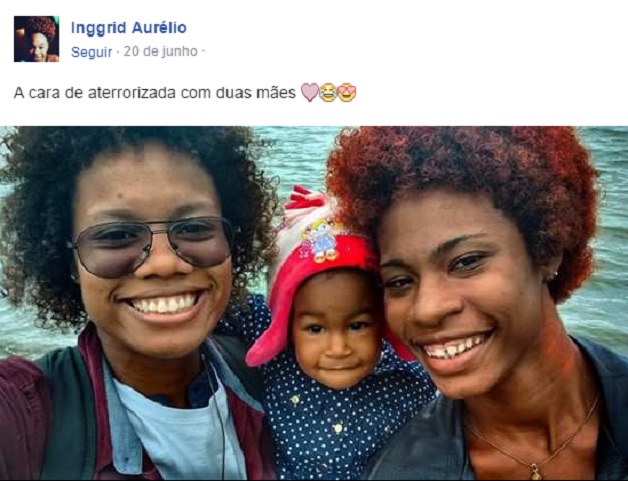 Imagens de crianças com pais LGBT (Crédito: Reprodução)