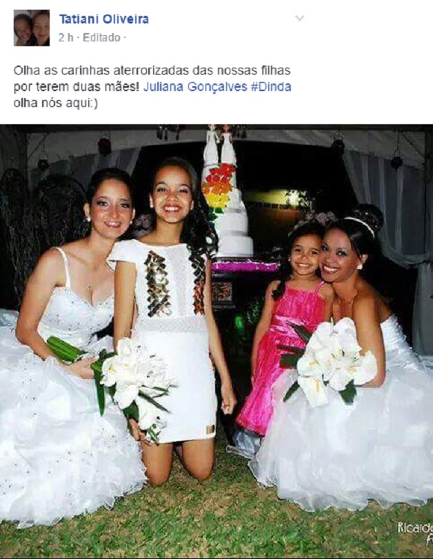 Imagens de crianças com pais LGBT (Crédito: Reprodução)