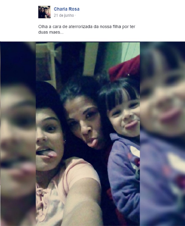 Imagens de crianças com pais LGBT (Crédito: Reprodução)