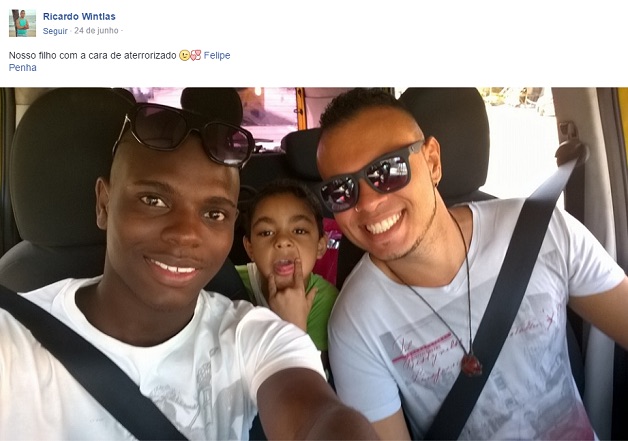 Imagens de crianças com pais LGBT (Crédito: Reprodução)