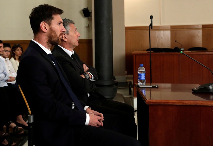 Lionel Messi em julgamento (Crédito: Reprodução)