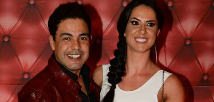 Zezé Di Camargo e a namorada Graciele Lacerda