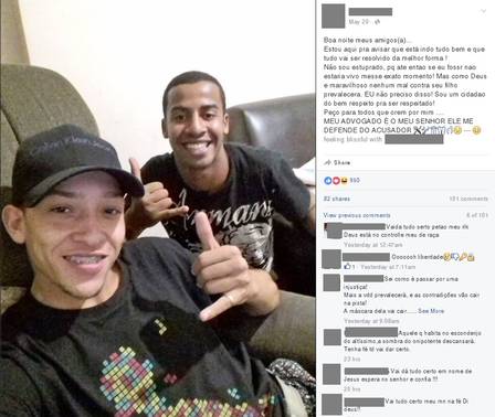 Postagem de Lucas Perdomo (Crédito: Reprodução)
