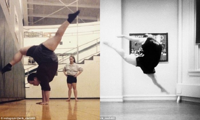 Bailarino surpreende na internet (Crédito: Reprodução)