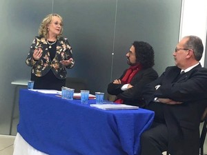 Juíza presente na banca (Crédito: Reprodução)