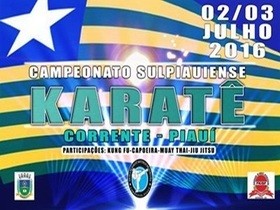 Campeonato Sul piauiense de Karatê será realizado em Corrente