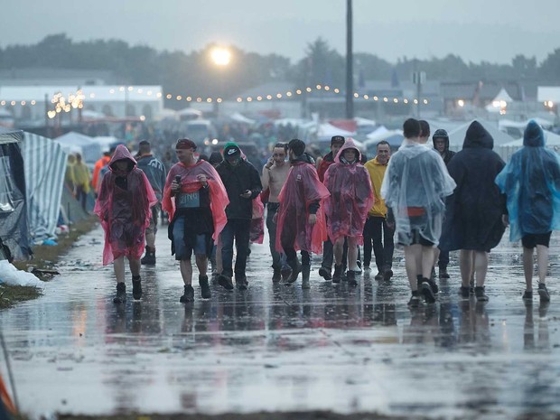 Fãs de rock passaram por susto em festival