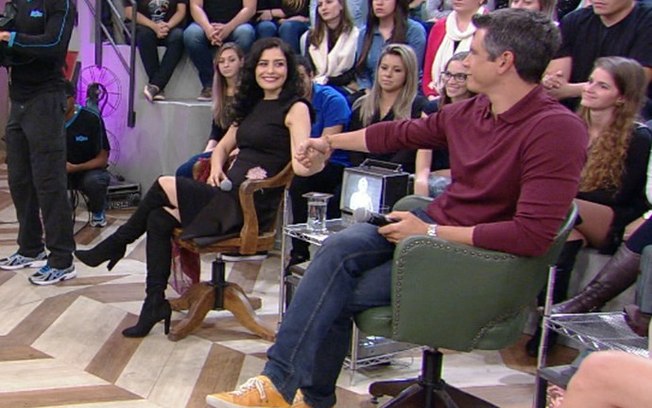 Letícia e Márcio Garcia no Altas Horas