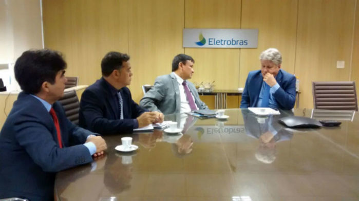 Reunião na sede da Eletrobras no Rio de Janeiro (Crédito: Pablo Cavalcante)