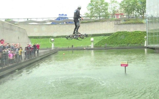 Exibição do skate encantou a todos