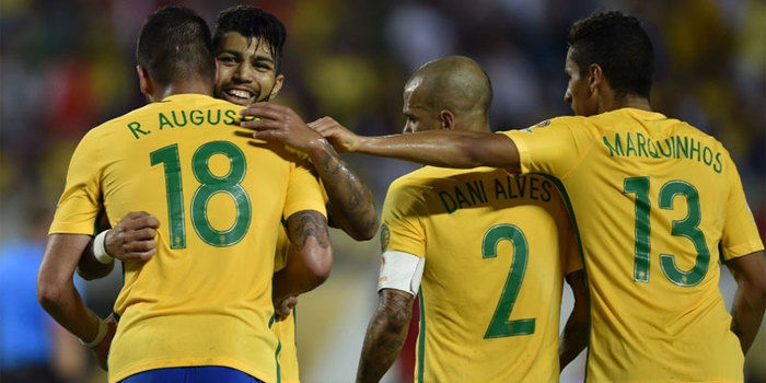 Brasil goleia Haiti por 7 a 1 (Crédito: USA Today)