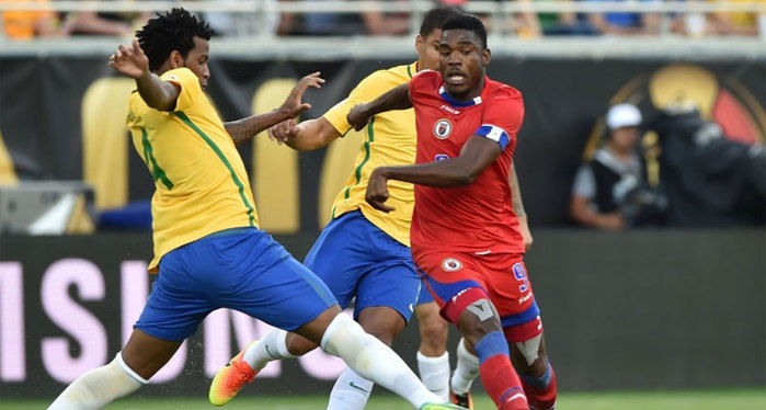 Brasil goleia Haiti por 7 a 1 (Crédito: USA Today)