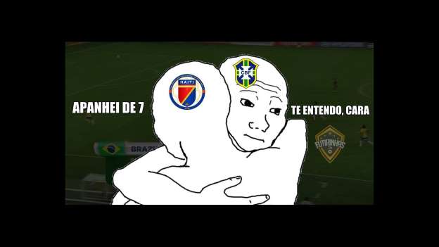 Memes sobre o jogo Brasil e Haiti (Crédito: Reprodução)