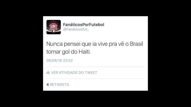 Memes sobre o jogo Brasil e Haiti (Crédito: Reprodução)