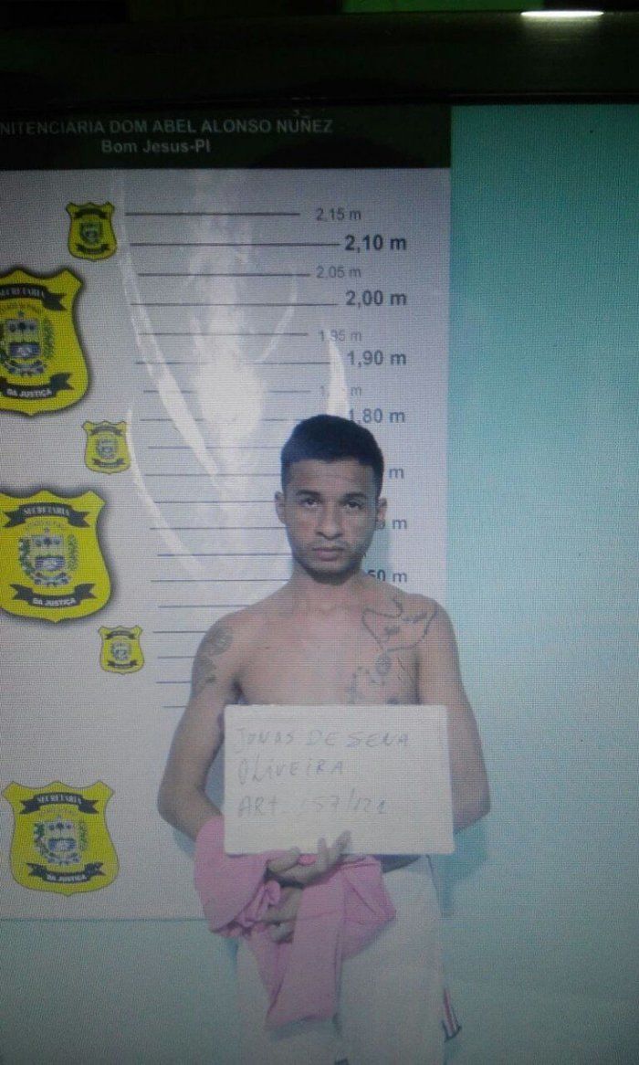 Fugitivo do presídio de Bom Jesus