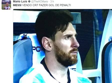 Memes sobre Messi (Crédito: Reprodução)