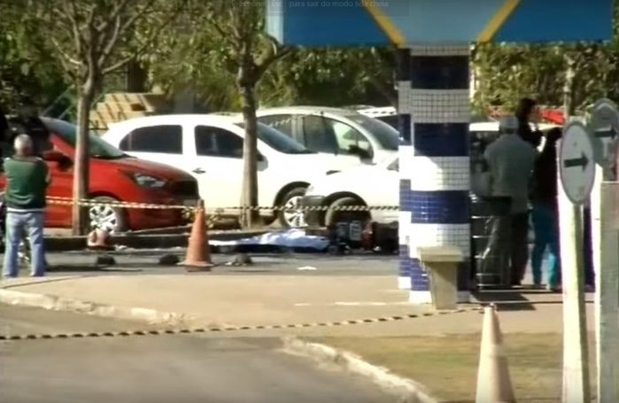 Assaltante foi morto após disparo acidental (Crédito: Reprodução)