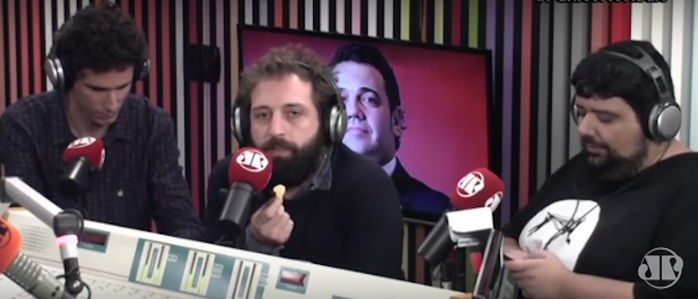 Gregório Duvivier e o deputado federal Marco Feliciano (Crédito: Reprodução)