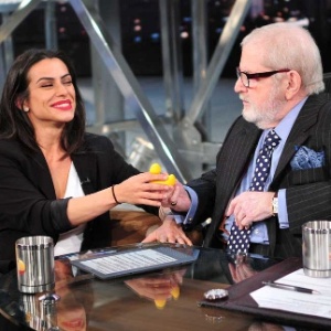 Cleo Pires em entrevista no "Programa do Jô"
