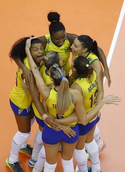Brasileiras vibram muito em quadra