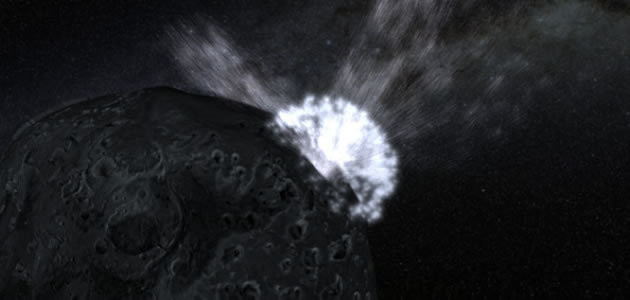 Saiba o que acontece quando dois asteroides se chocam
