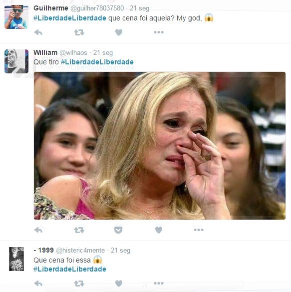 Cena de sexo gay em 'Liberdade, Liberdade' repercute na internet (Crédito: Reprodução)
