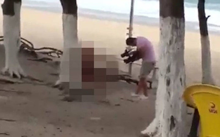 Filme pornô foi filmado em praia carioca (Crédito: Divulgação)
