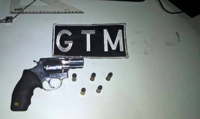 Arma encontrada com o acusado (Crédito: Grande Picos)