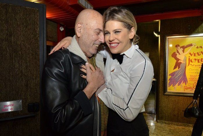 Hector Babenco e Bárbara Paz (Crédito: Reprodução)