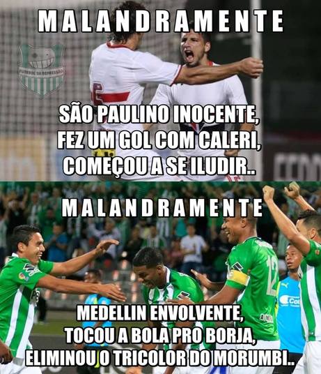 Derrota de São Paulo vira meme e rivais se divertem (Crédito: Reprodução)
