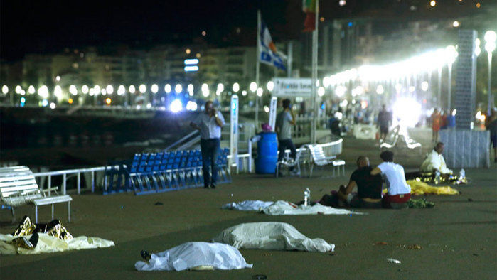 Caminhão atropelou multidão em Nice (Crédito: AFP)