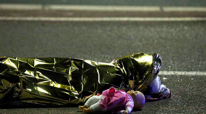 Caminhão atropelou multidão em Nice (Crédito: AFP)