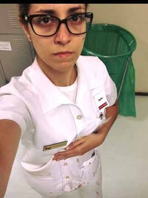 Médica que atendeu a vítima (Crédito: Reprodução)