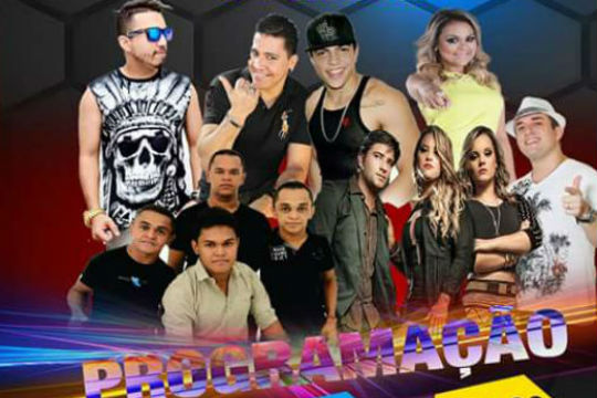 Programação do festejo de Arraial PI.