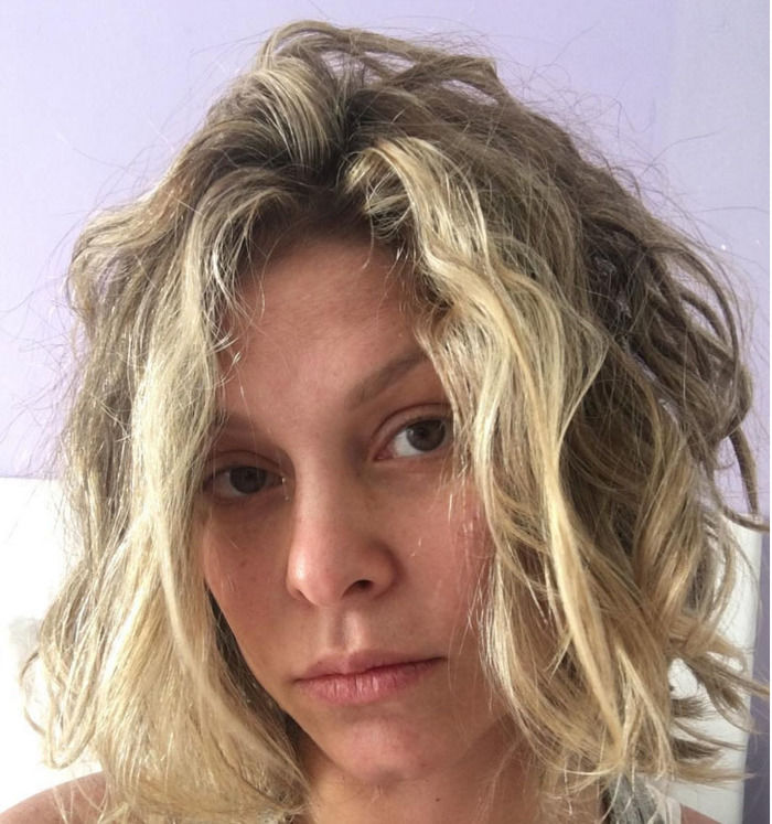 Bárbara Borges estava descabelada (Crédito: Instagram)